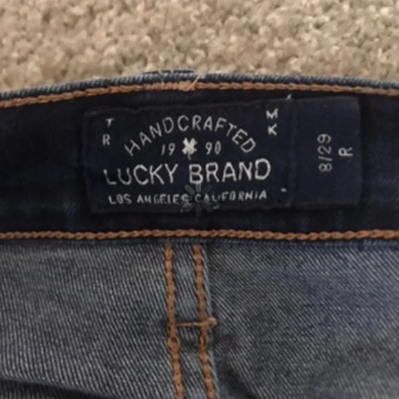 Lucky Brand Brooklyn Skinny Dark Wash Jeans Size 8 Regular - Picture 6 of 6